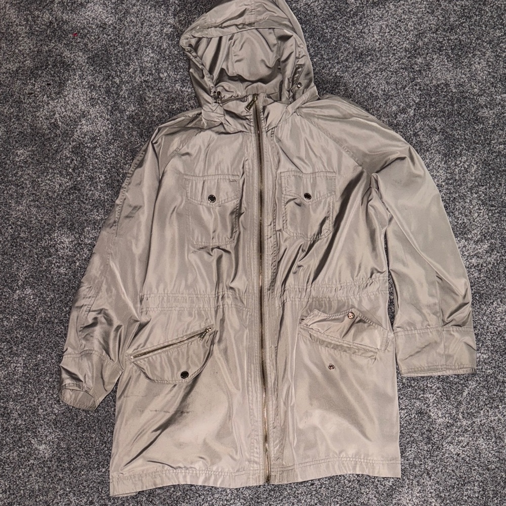 Michael Kors Tan Hooded Winter Jacket